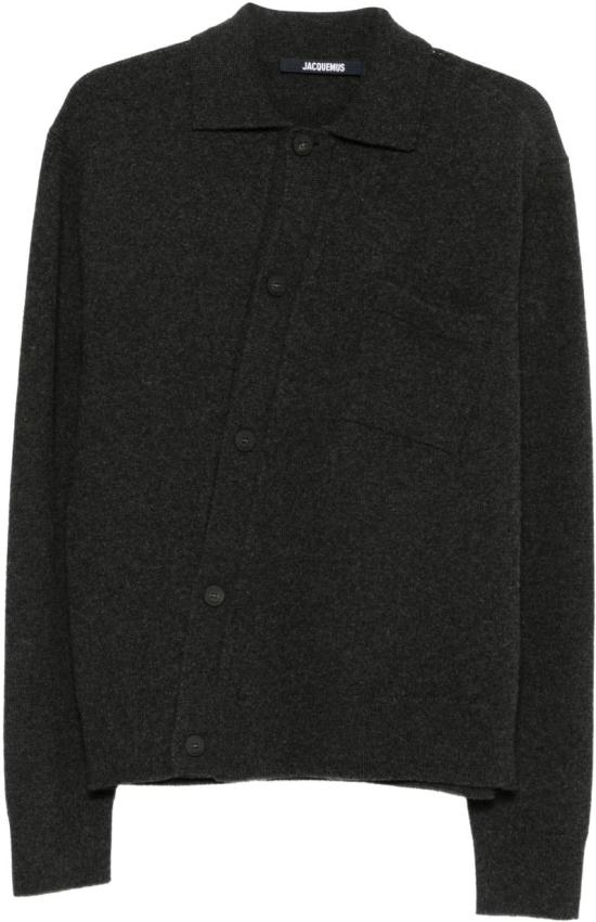 25FW 자크뮈스 폴로 셔츠 가디건 CDM00570AK00282970 GREY