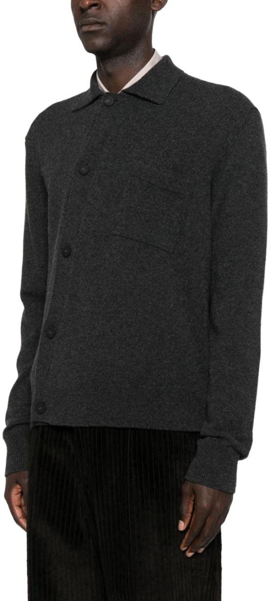 25FW 자크뮈스 폴로 셔츠 가디건 CDM00570AK00282970 GREY - JACQUEMUS