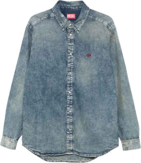 25FW 디젤 데님 셔츠 A03534068TL01 BLUE