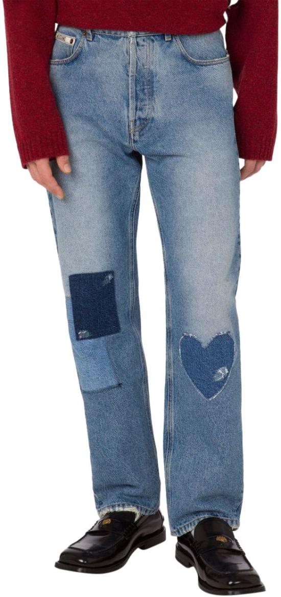 25FW 모스키노 데님 팬츠 A031052231281 BLUE - MOSCHINO