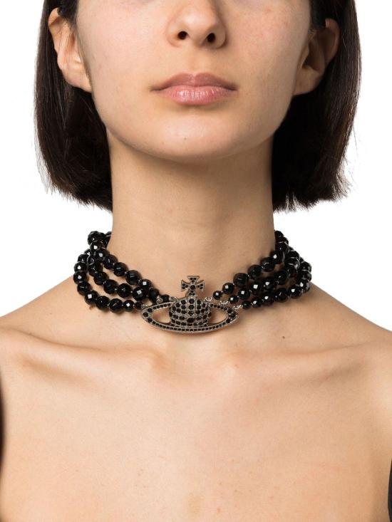 25FW 비비안웨스트우드 목걸이/팬던트 6303002EP178 BLACK - VIVIENNE WESTWOOD