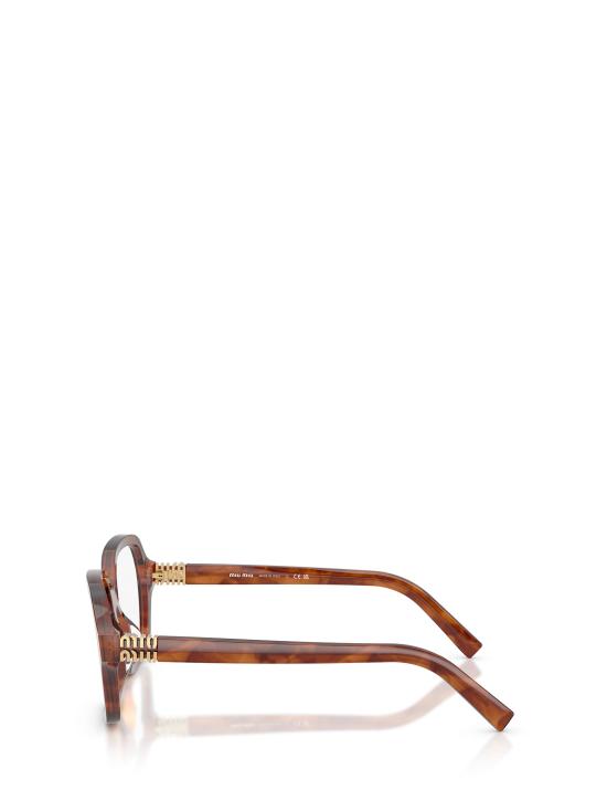 26FW 미우미우 안경 MU 03YV 26E1O1 STRIPED TOBACCO - MIU MIU