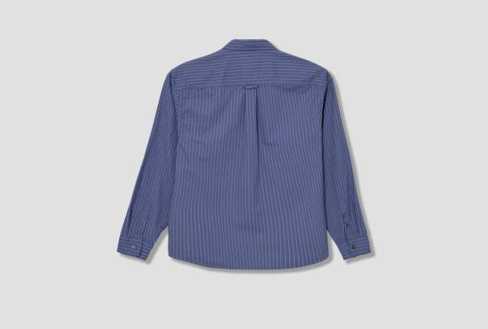 25FW 스투시 긴팔 셔츠 옥스퍼드 LS  1110364 블루 - STUSSY