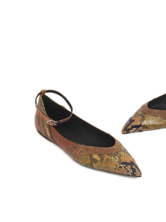 25FW 마르니 플랫 슈즈 BAMS006300P9095ZP013 BROWN CANYON - MARNI