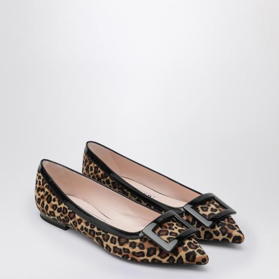 25FW 로저비비에 고메틴 발레리나 플랫 RVW57537410URU Beige - ROGER VIVIER