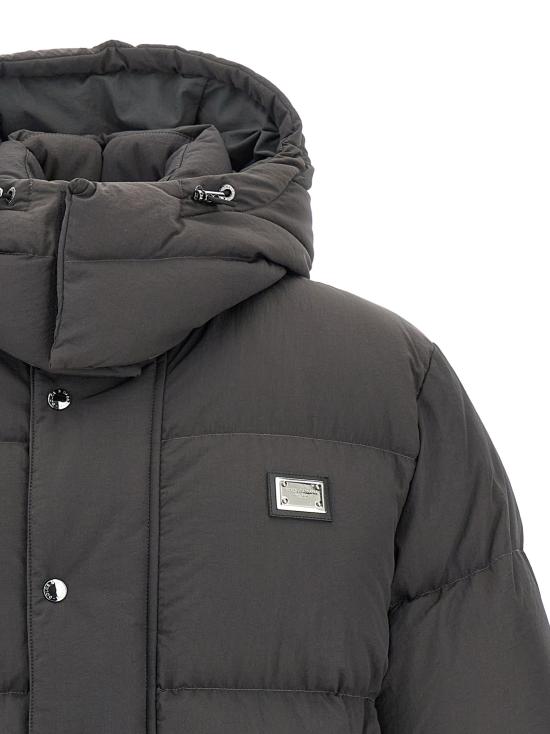 25FW 돌체앤가바나 숏패딩 G9BRFTFUS28N0636 Gray - DOLCE & GABBANA