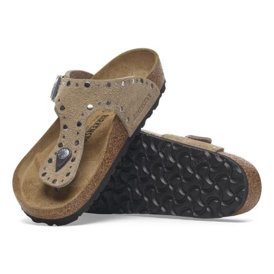 25SS 버켄스탁 뮬/슬리퍼 GIZEH RIVET 1029388 TAUPE Beige - BIRKENSTOCK