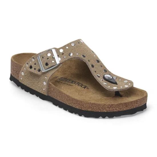 25SS 버켄스탁 뮬/슬리퍼 GIZEH RIVET 1029388 TAUPE Beige - BIRKENSTOCK