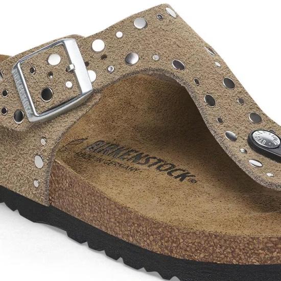 25SS 버켄스탁 뮬/슬리퍼 GIZEH RIVET 1029388 TAUPE Beige - BIRKENSTOCK