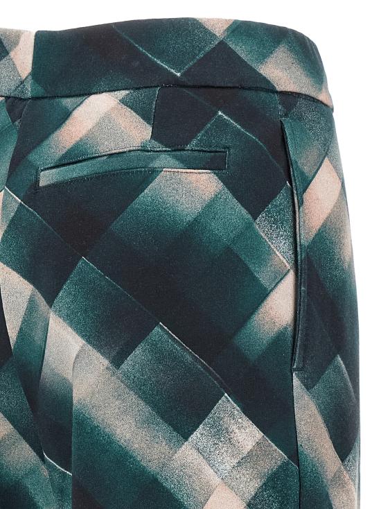 25FW 드리스 반 노튼 스트레이트 팬츠 2520111422614605 Green - DRIES VAN NOTEN