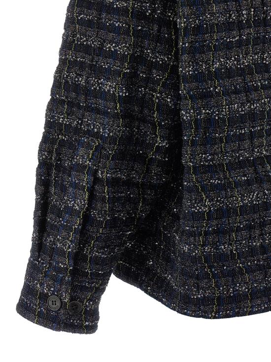 25FW 미소니 트렌치 코트 DS25WC1DBC005WS91R5 Blue - MISSONI