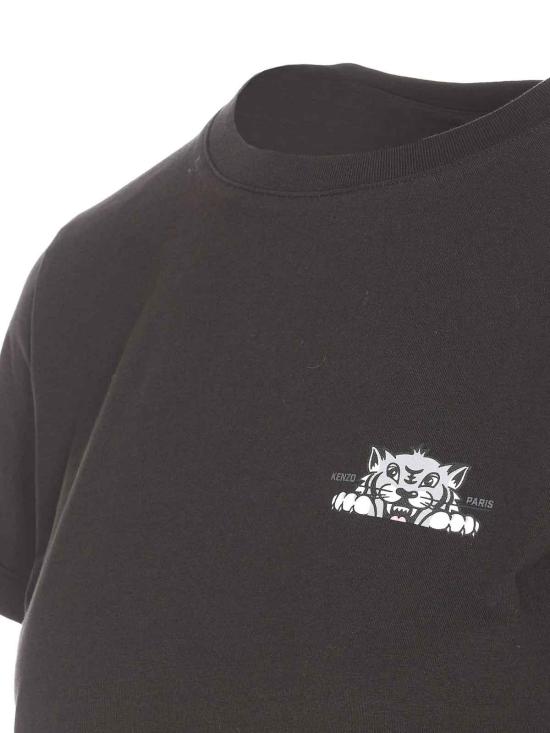 26SS 겐조 반팔 티셔츠 FF52TS1694SO99J Black - KENZO