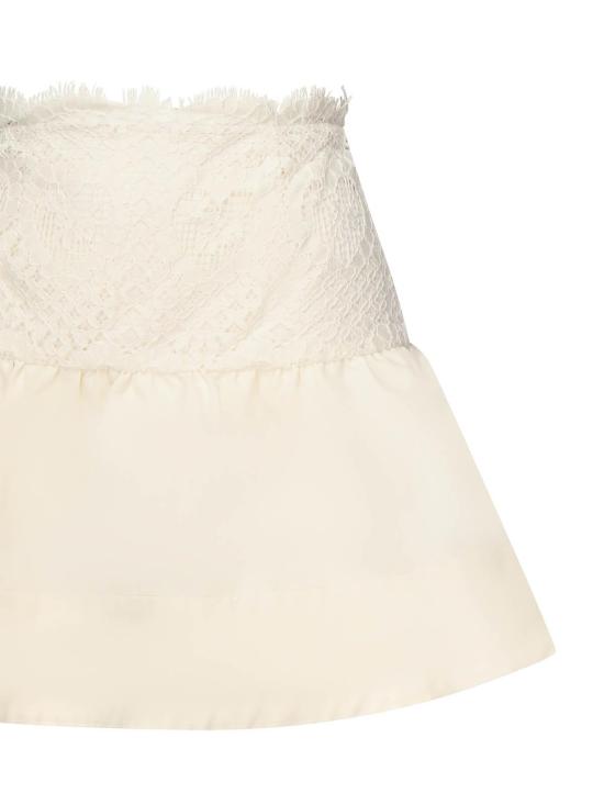 25SS 포러브앤레몬스 숏 원피스 CBS1995CREAM White - FOR LOVE & LEMONS