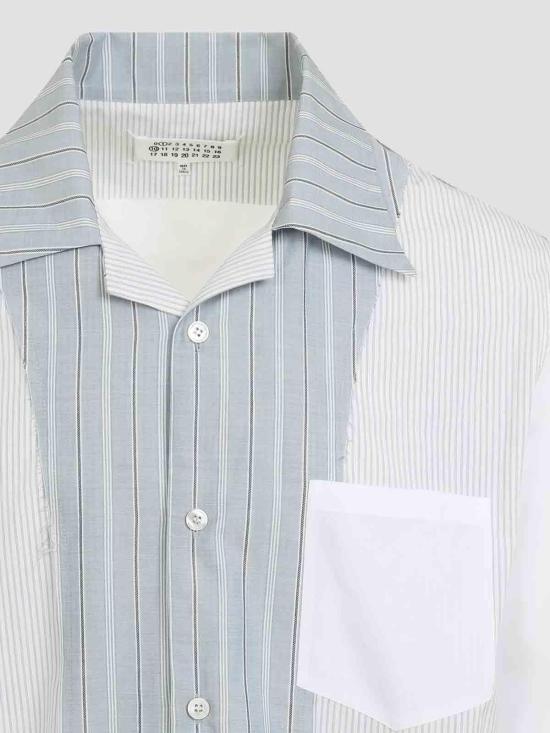  마르지엘라 긴팔 셔츠 S50DT0056MTN074961 Blue - MAISON MARGIELA