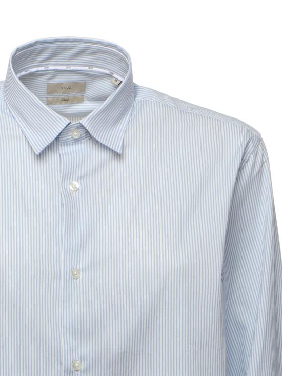 25FW 리우조 긴팔 셔츠 QF5097 T4354M9801 WHITE SKY - LIU JO