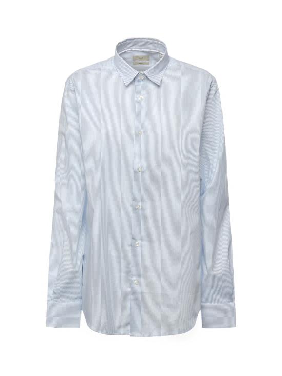 25FW 리우조 긴팔 셔츠 QF5097 T4354M9801 WHITE SKY