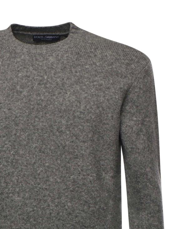 25FW 돌체앤가바나 스웨터 GXX02T JFMILS8291 MELANGE GRIGI - DOLCE & GABBANA