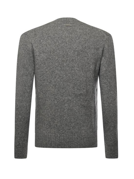 25FW 돌체앤가바나 스웨터 GXX02T JFMILS8291 MELANGE GRIGI - DOLCE & GABBANA