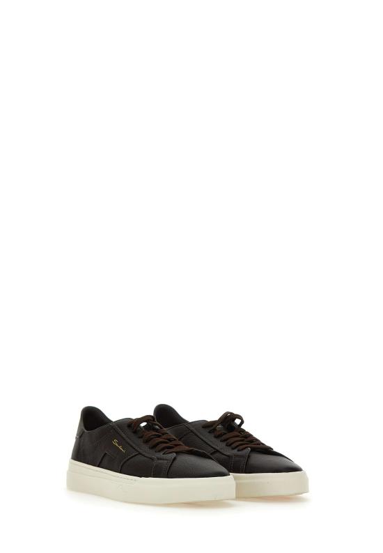 25SS 산토니 스니커즈 MBGT21967PNNTSIW T50 BROWN - SANTONI