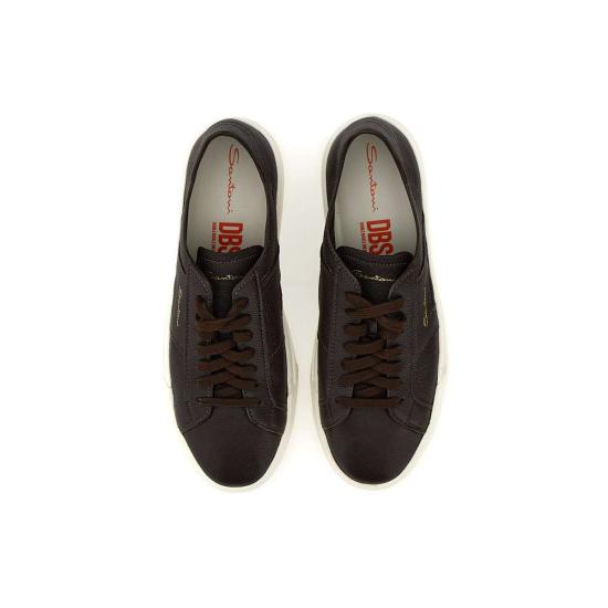 25SS 산토니 스니커즈 MBGT21967PNNTSIW T50 BROWN - SANTONI