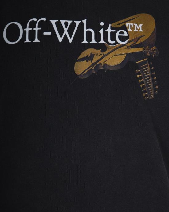 25FW 오프화이트 반팔 티셔츠 445526 Black - OFF WHITE