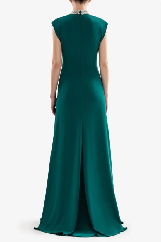  사이드 코베이시 롱 원피스 크리스탈 장식 롱 드레스 - SAIID KOBEISY