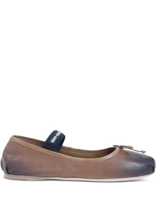 25FW 미우미우 플랫 슈즈 5F507EF005 038 F098L CARAMEL