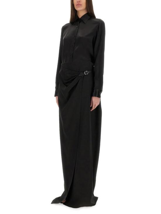 25SS 톰포드 롱 스커트 GC5799 FAX1512LB999 Black - TOMFORD