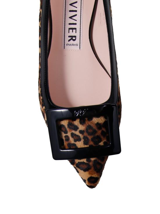 25FW 로저비비에 플랫 슈즈 RVW57537410URU 0T69 C600 NATURALE B999 NERO - ROGER VIVIER