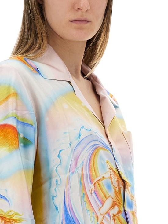 25SS 카사블랑카 블라우스 U WS25 SH 006 05PSYCHEDELICNIRVANA Multicolor - CASABLANCA