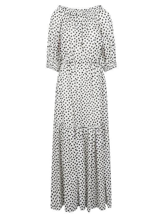 25SS 끄리다 롱 원피스 FORMENTERA WHITEPOISBLACK