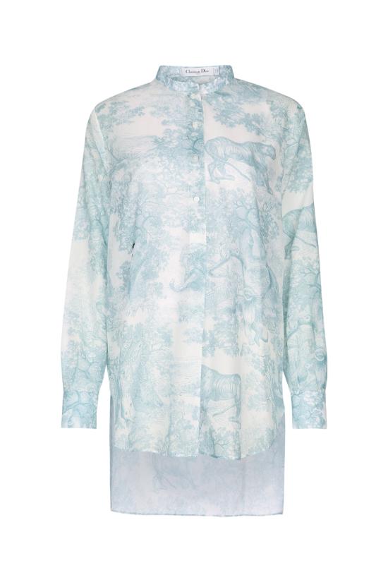 25FW 디올 셔츠 341B54A3877 0859 White