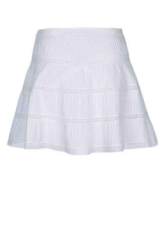 25SS 셀린느 숏 스커트 RJ000658R 01BC White - CELINE