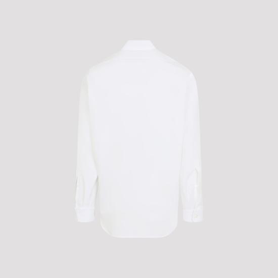 25FW 발렌시아가 스탠다드 셔츠 850808 TTM12 White - BALENCIAGA