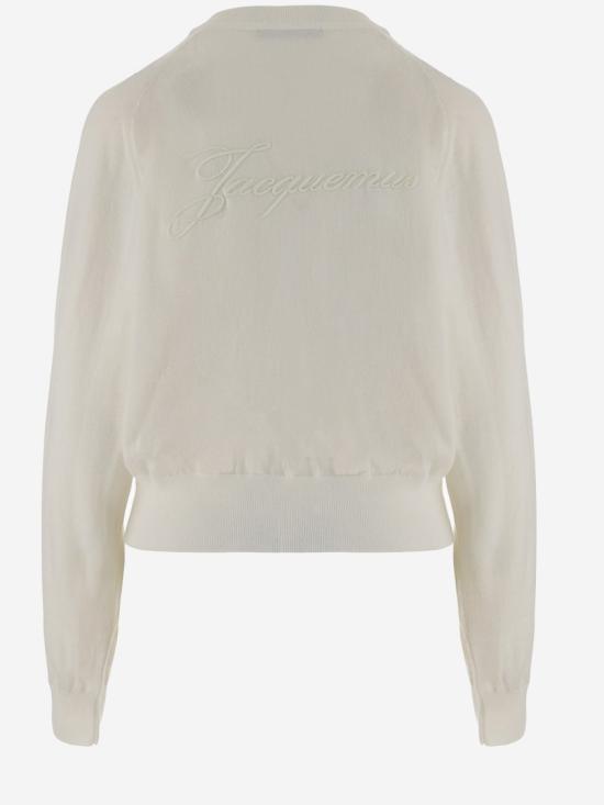 25FW 자크뮈스 스웨터 SWW00632AK00299110 White - JACQUEMUS
