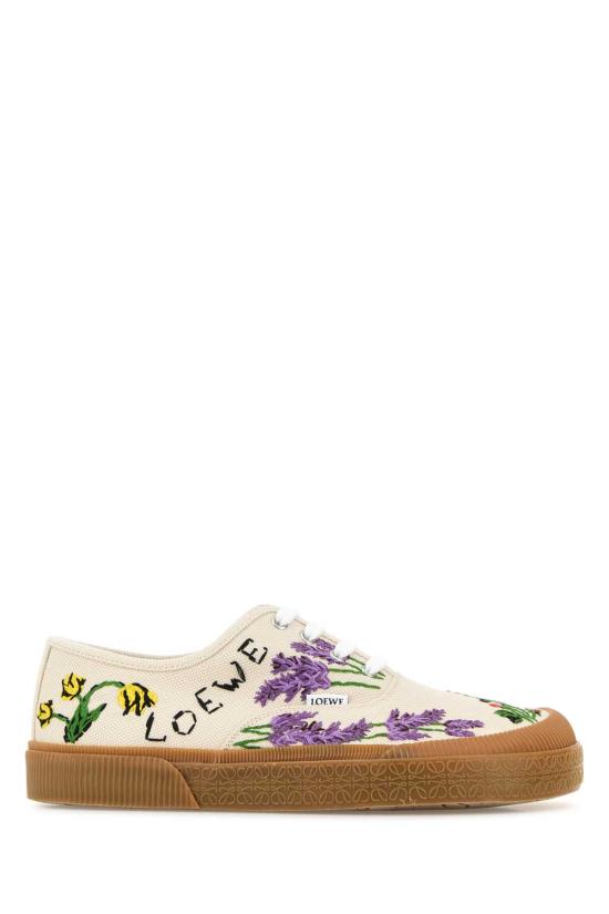 25SS 로에베 뮬/슬리퍼 M816282XBG CREAMMULTICOLOR Printed