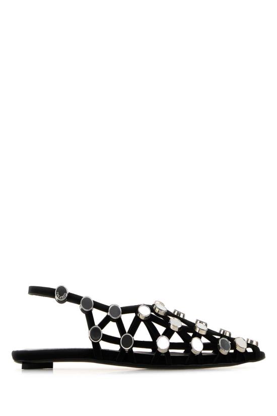 25SS 디 아티코 플랫 슈즈 246WSH00801LBT007SA 100 Black