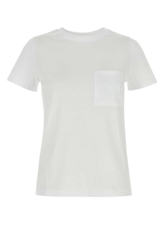 25FW 막스마라 반팔 티셔츠 2521946041600 001 White