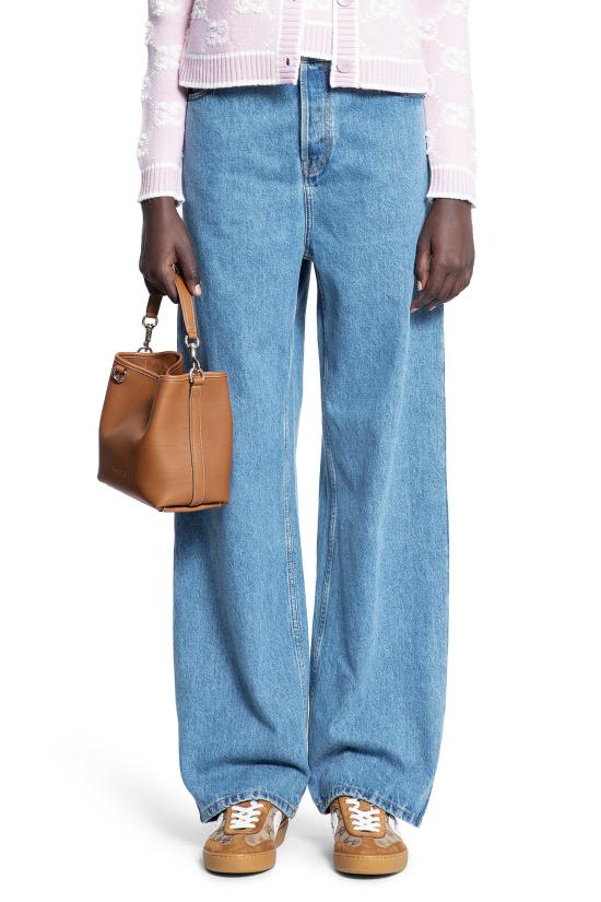 25SS 구찌 코튼 데님 진 828604XDDAS 4011 Blue - GUCCI