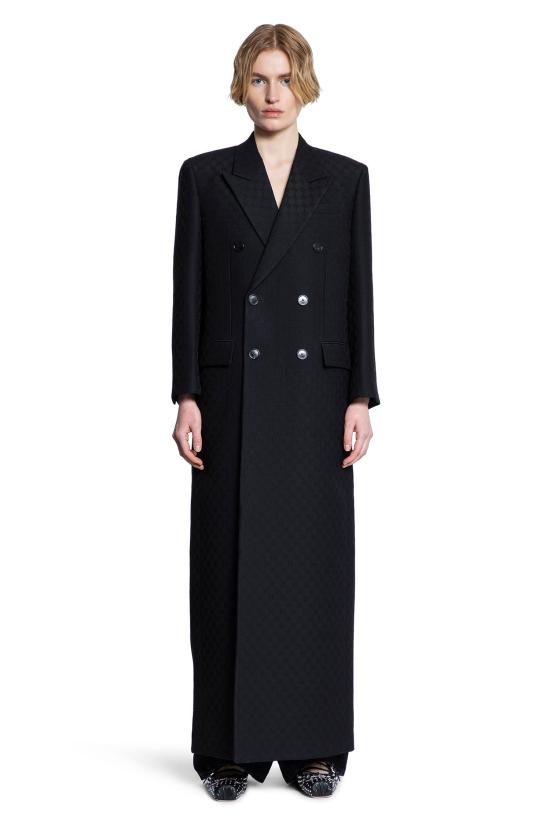 25SS 구찌 코트 830840Z7APD 1000 Black - GUCCI