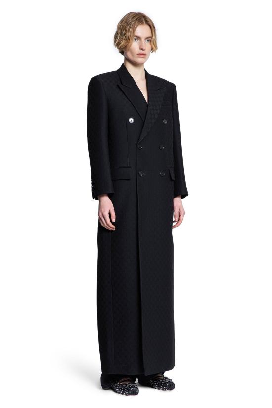 25SS 구찌 코트 830840Z7APD 1000 Black - GUCCI