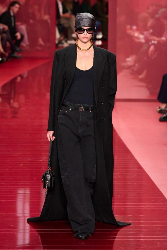 25SS 구찌 코트 830840Z7APD 1000 Black - GUCCI