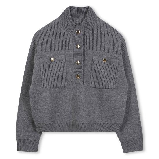 25FW [키즈] 끌로에 니트/스웻셔츠 C20636 A46 Grey