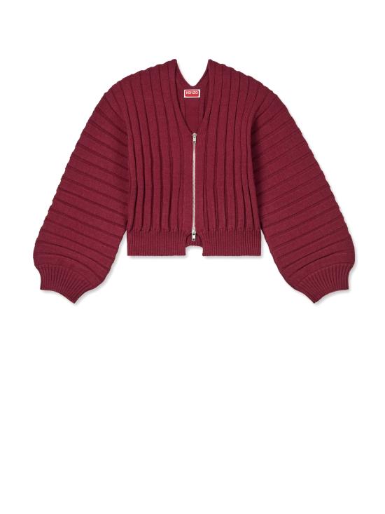 24FW 겐조 가디건 FE62CA4693CD 23 Bordeaux