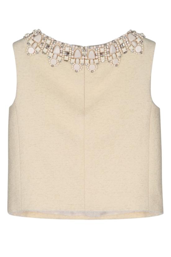 25SS 셀린느 민소매 티셔츠 RX033333J 01VA VANILLA - CELINE