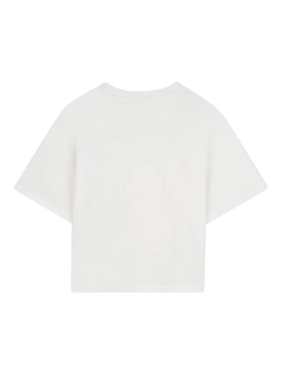 25FW [키즈] 디케이엔와이 티셔츠 D62413 117 White - DKNY