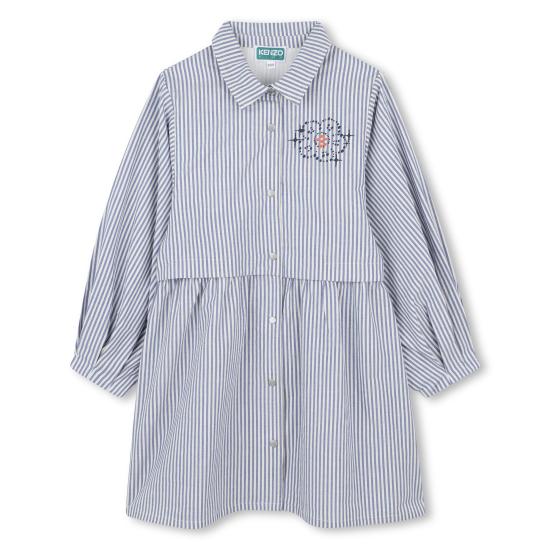 25FW [키즈] 겐조 원피스 K61336 780 Clear Blue