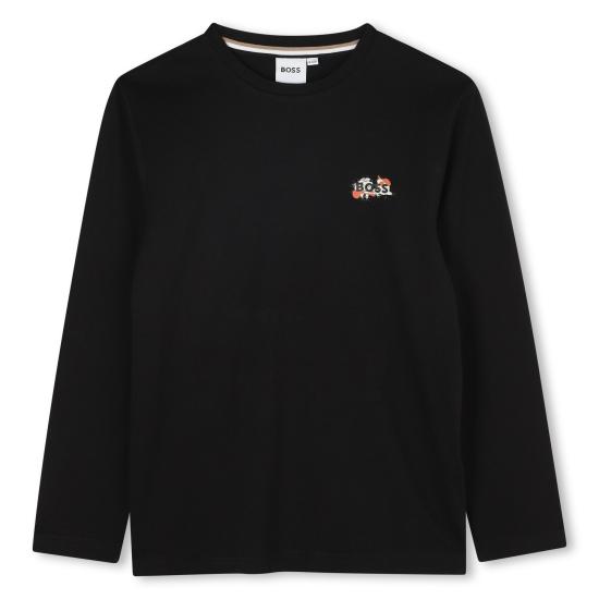 25FW [키즈] 휴고보스 티셔츠 J52367 09B Black