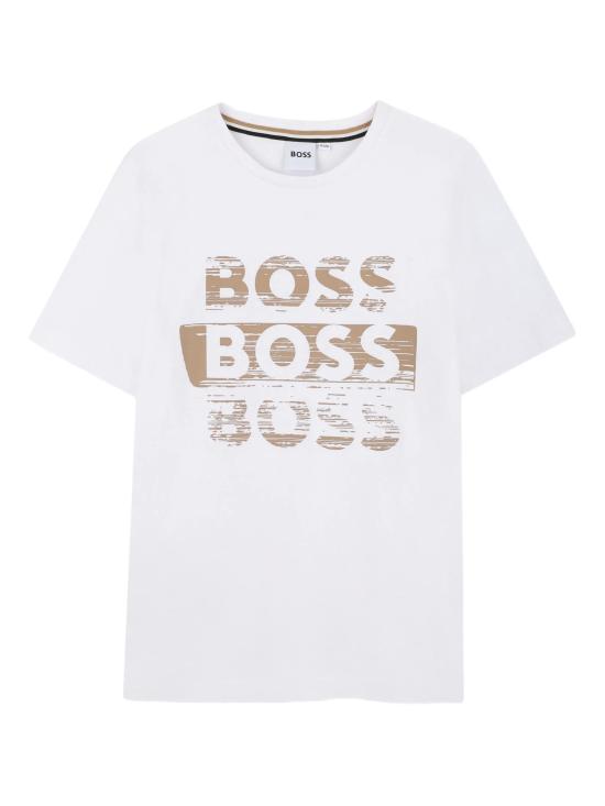 25FW [키즈] 휴고보스 티셔츠 J52366 10P White