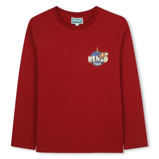 25FW [키즈] 겐조 티셔츠 K61441 956 Bordeaux